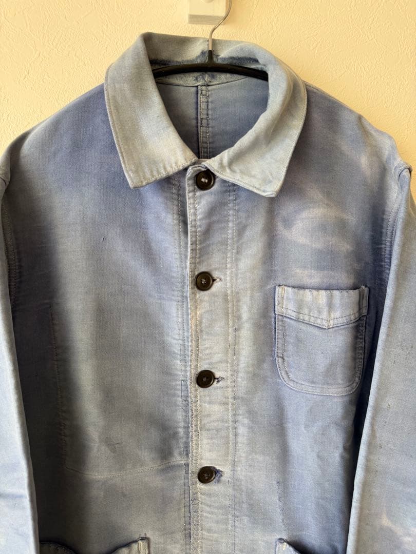 30s モンサンミッシェル　モールスキンジャケット　最高の色落ち！