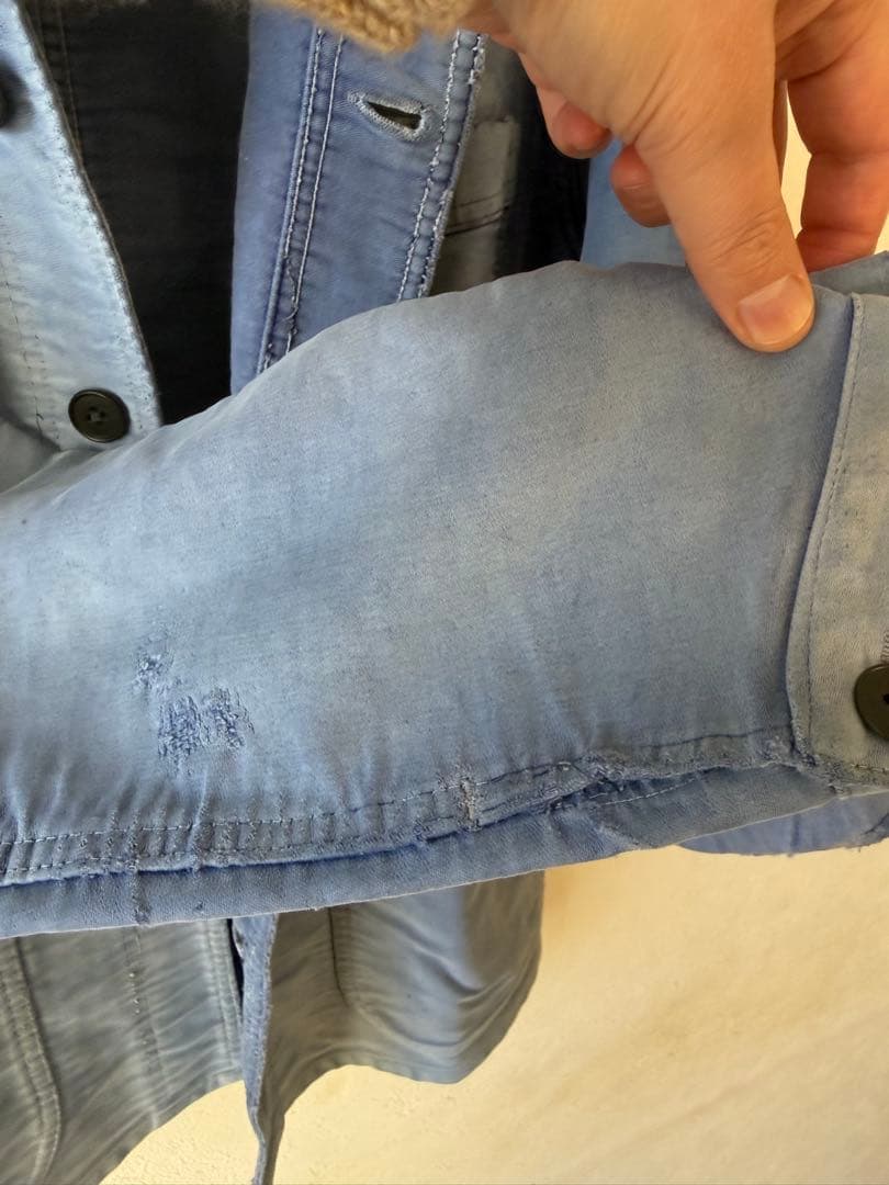 30s モンサンミッシェル　モールスキンジャケット　最高の色落ち！