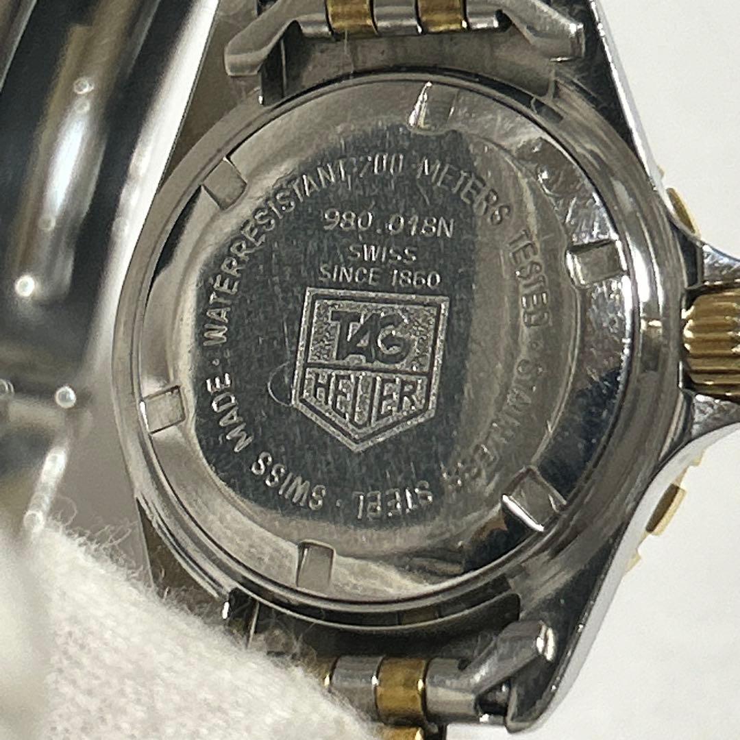 稼働 TAG HEUER タグホイヤー 980.018N ブラック クォーツ