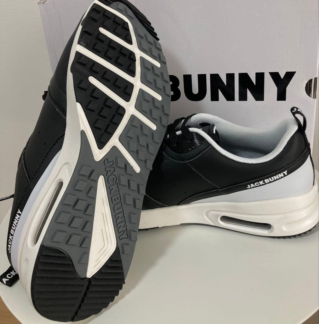 新品 パーリーゲイツ ジャックバニー AIR SOLEシューズ 黒 26.5