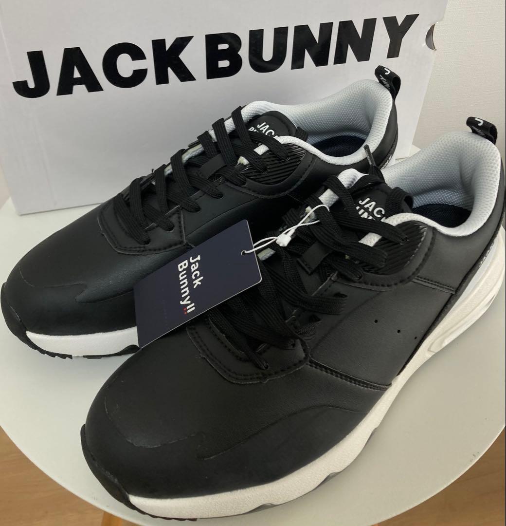 新品 パーリーゲイツ ジャックバニー AIR SOLEシューズ 黒 26.5