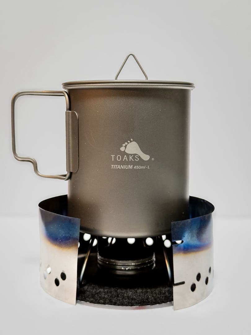 世界最軽量低燃費アルストセット（クッカー底部直径80mm専用）