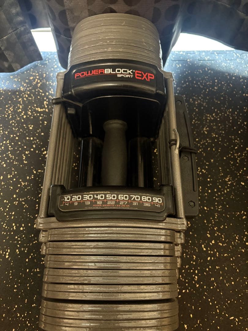 ①正規品 パワーブロック POWER BLOCK 90ポンド 41kg 可変式
