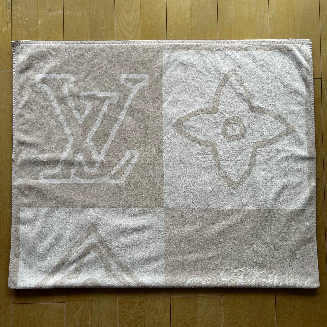 LOUIS VUITTON ビーチタオル　ブランケット　タイシェンヌ　ベージュ