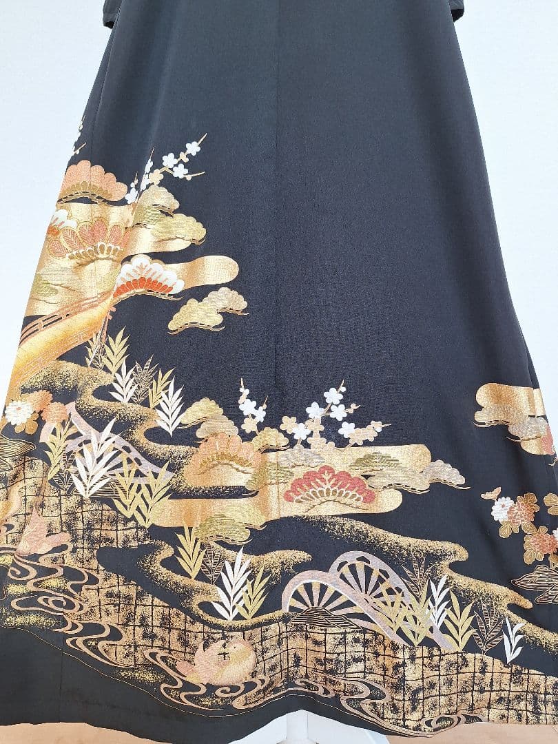 着物リメイクワンピース3623