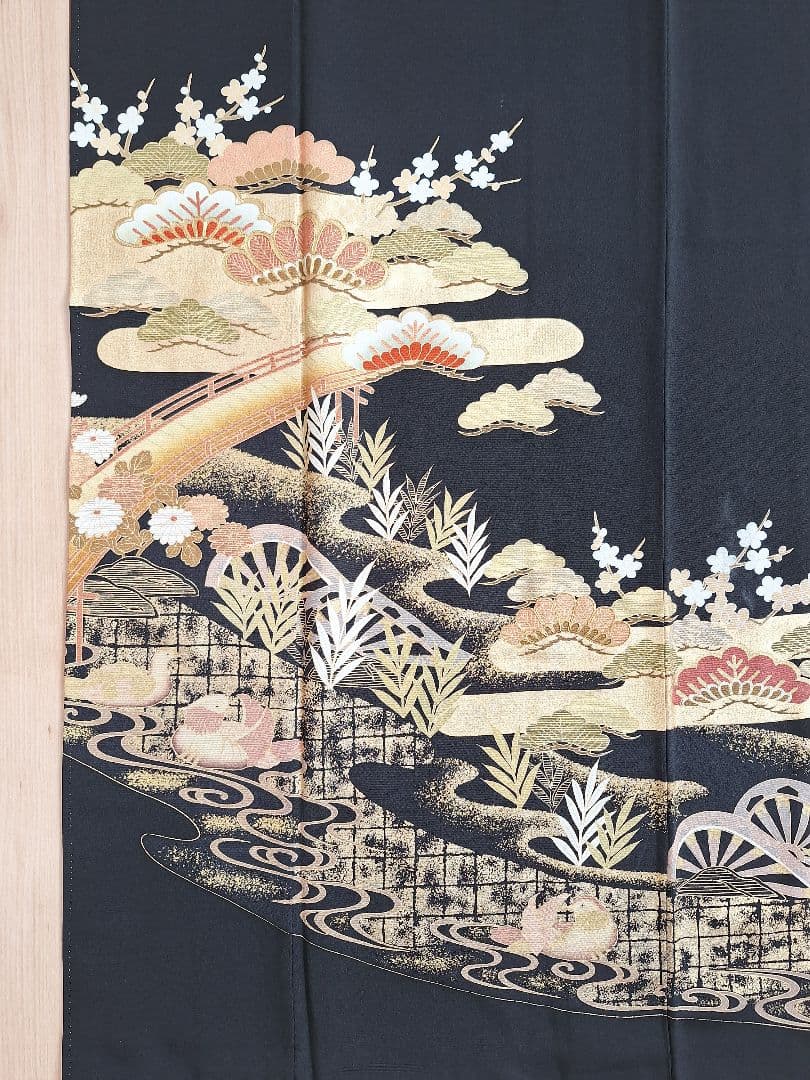 着物リメイクワンピース3623