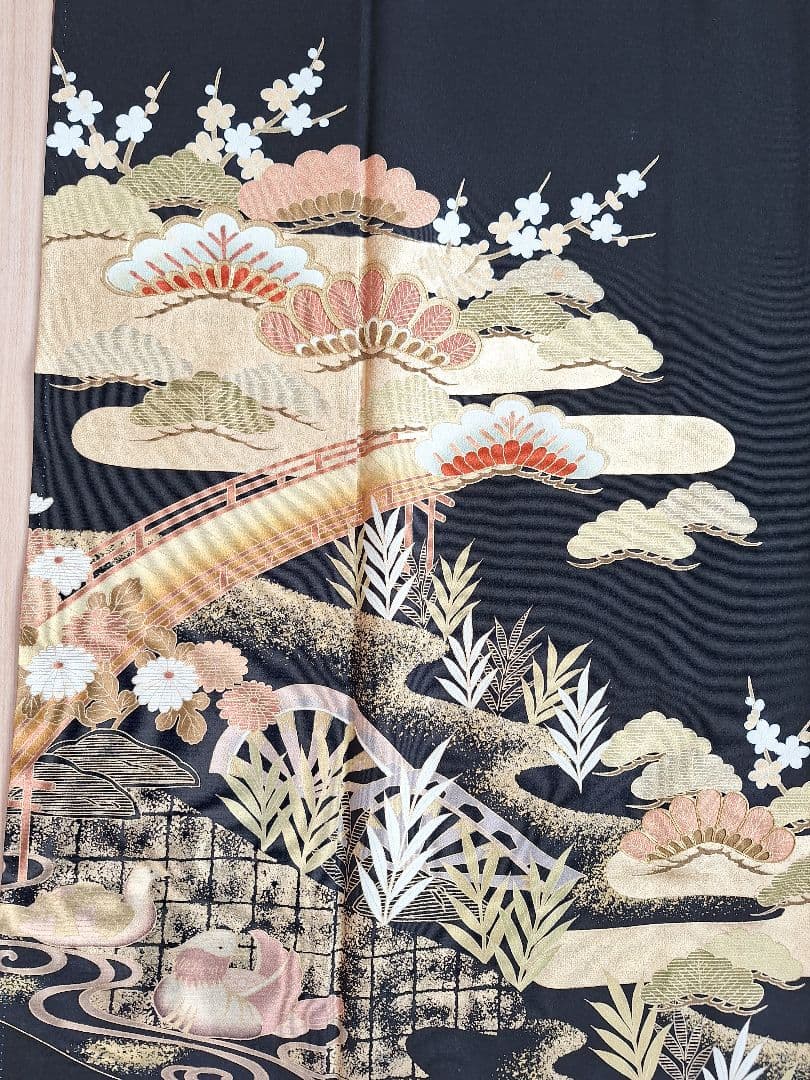 着物リメイクワンピース3623