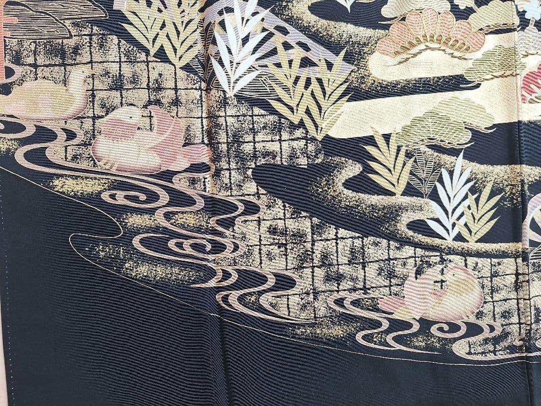 着物リメイクワンピース3623