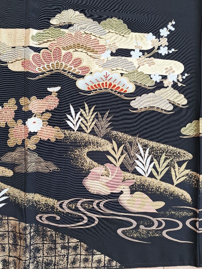 着物リメイクワンピース3623