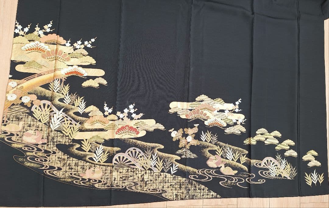 着物リメイクワンピース3623