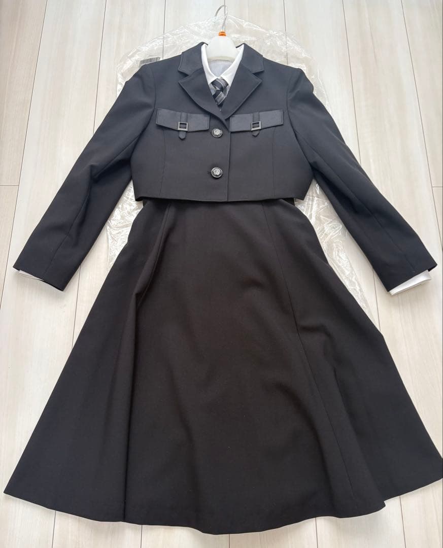 ELLE en noir 卒業式 女の子 スーツ セット 150-165cm