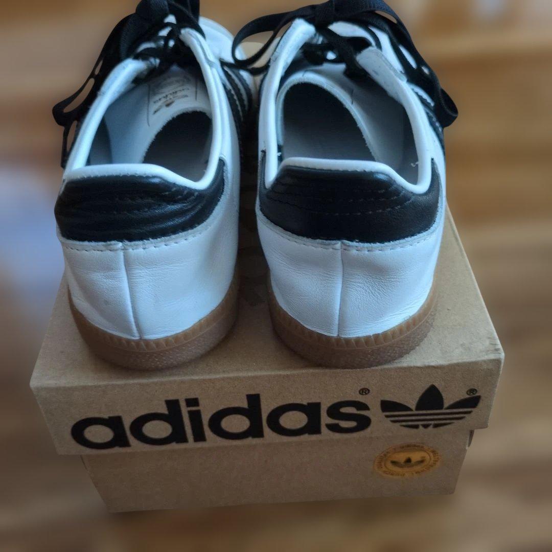 adidas Samba Decon ホワイト/ブラック 22.5