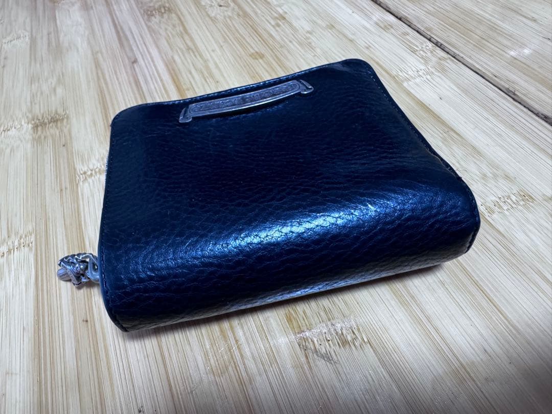 最終値下げCHROME HEARTS クロムハーツ SQ ZIP財布原本