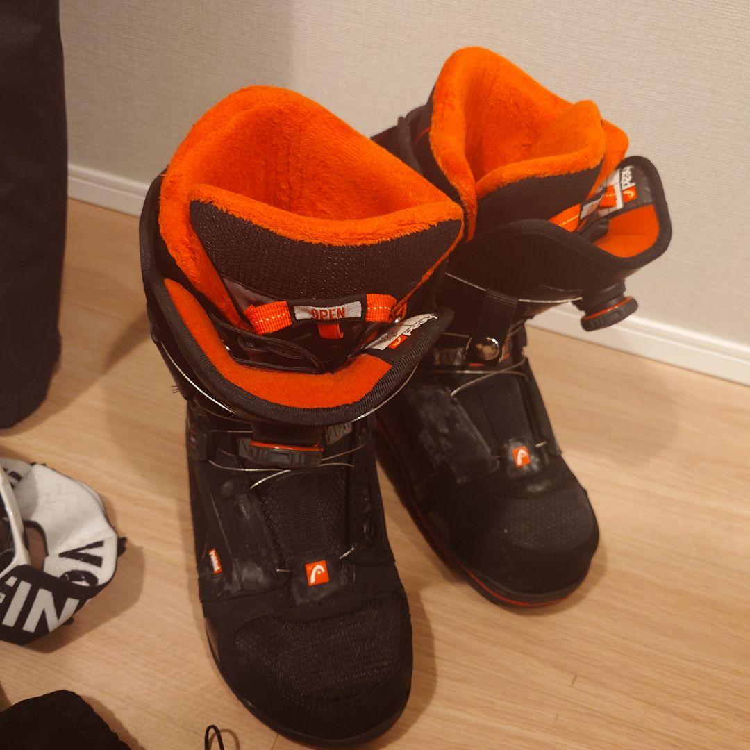 明*光様 Head スノーボードセット（ボード・ブーツ・ゴーグル・手袋）