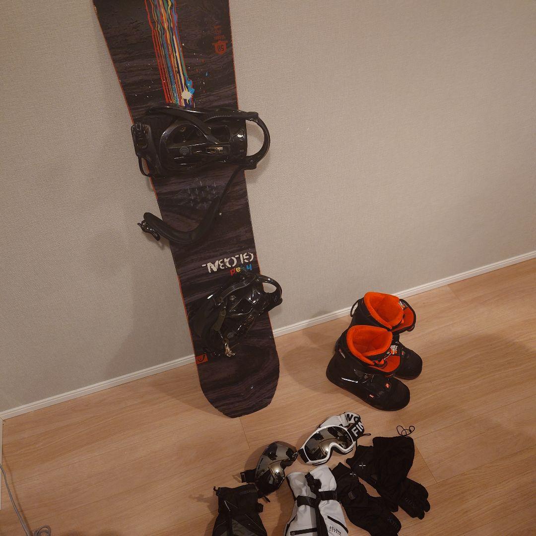 明*光様 Head スノーボードセット（ボード・ブーツ・ゴーグル・手袋）