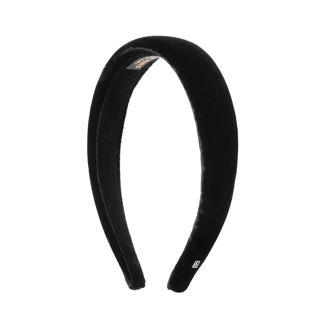 ALEXANDRE DE PARIS カチューシャ 2.5 cm ベロア