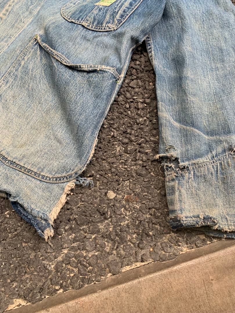 40s denim coveralls Cone mills コーンミルズ
