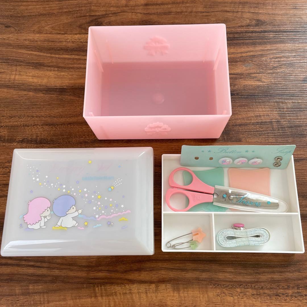 キキララ リトルツインスターズ　ソーイングセット　裁縫箱　1976年　サンリオ