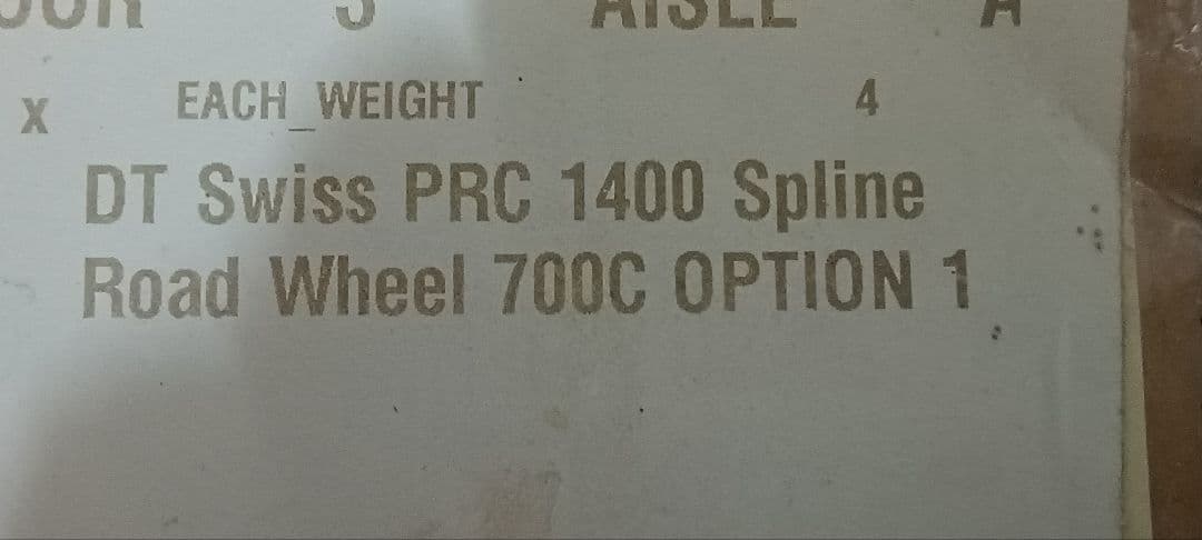 DT SWISS クリンチャー　ホイール　ディスク　前輪のみ