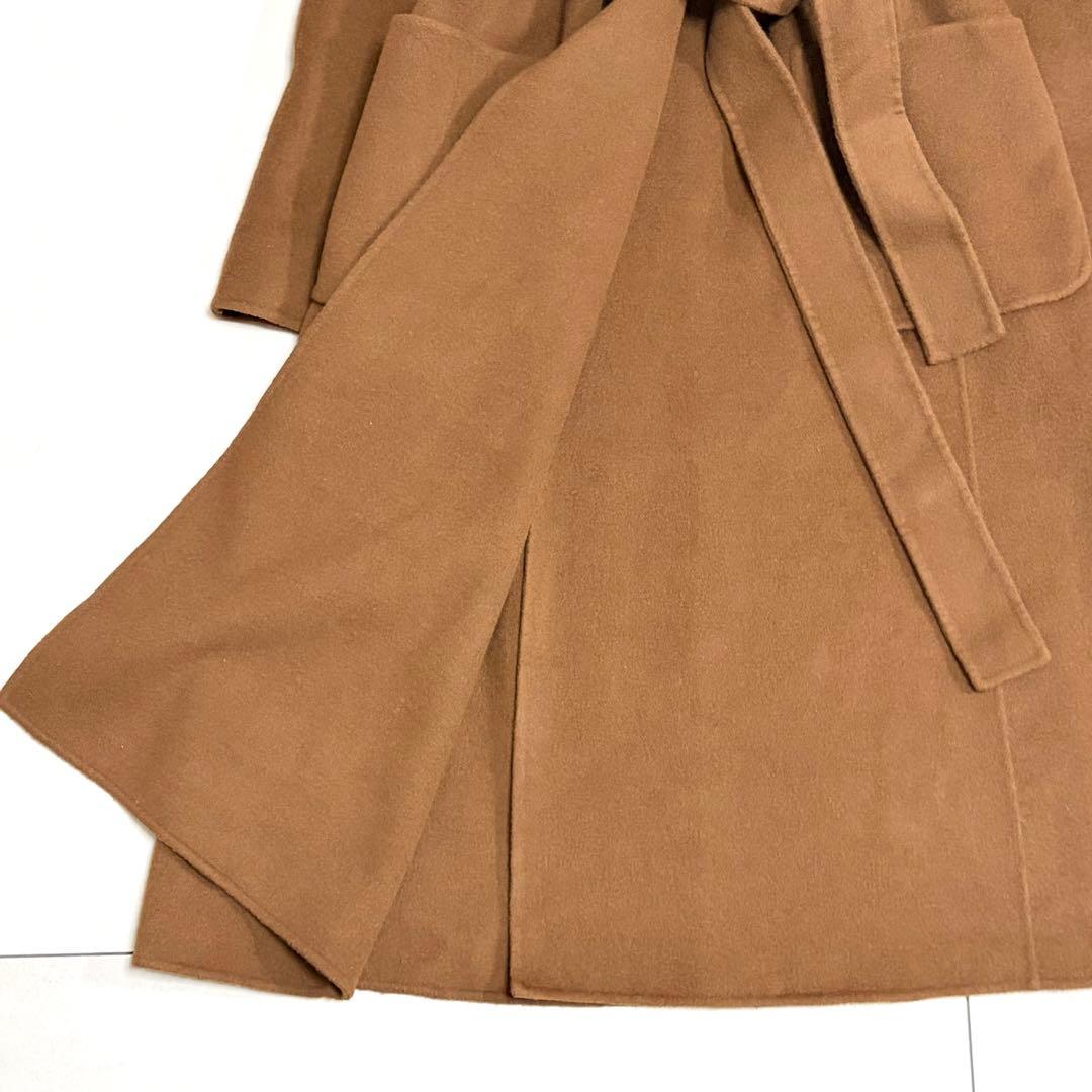 Pokoさま 美品✨アナイ　近年　シャルムビーバーフード コート　ブラウン　38