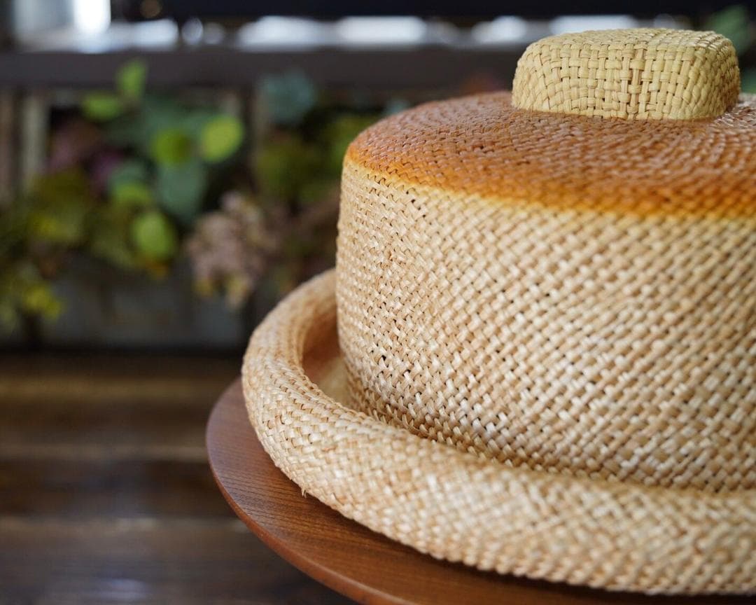 新品 kent bread hat 夏のホットケーキハット 麦わら帽子 パン