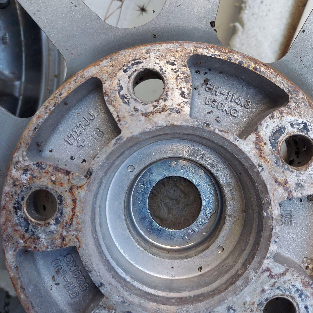 珍品！レア物　PIAA 17インチ ホイール 5本スポークデザインおしゃれに