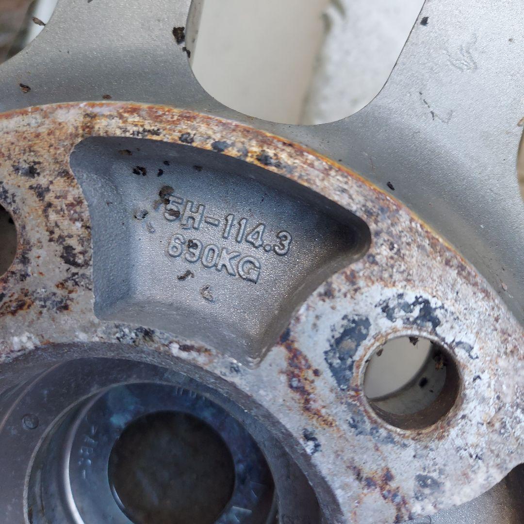 珍品！レア物　PIAA 17インチ ホイール 5本スポークデザインおしゃれに