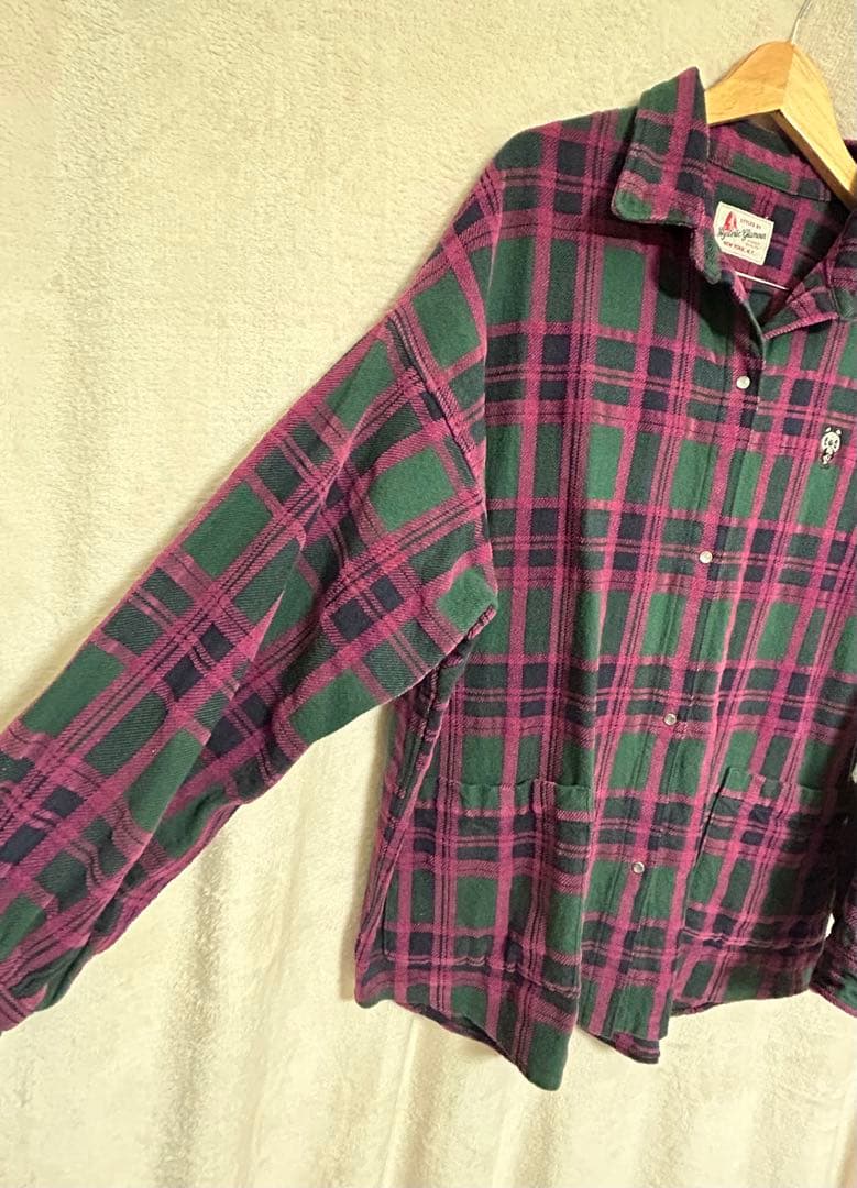 【希少】HYSTERIC GLAMOUR チェックジャケット パープル