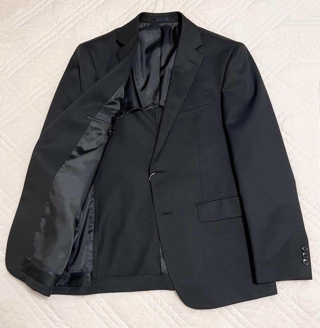 新品 タグ付き モダリトルノ ツーパンツ スーツ ブラック 無地 ビジネス 就活