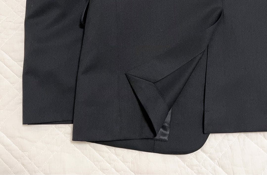 新品 タグ付き モダリトルノ ツーパンツ スーツ ブラック 無地 ビジネス 就活