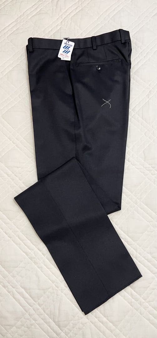 新品 タグ付き モダリトルノ ツーパンツ スーツ ブラック 無地 ビジネス 就活