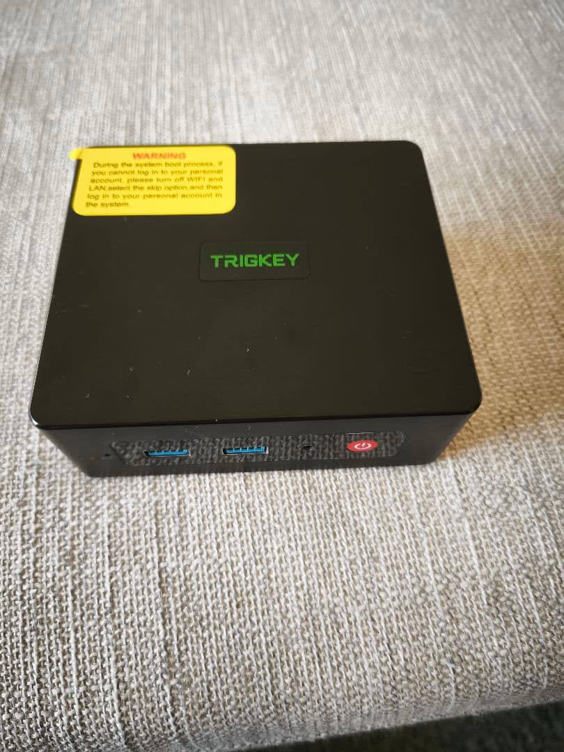 TRIGKEY N100搭載ミニPC　★★注意★★　※SSDなし※
