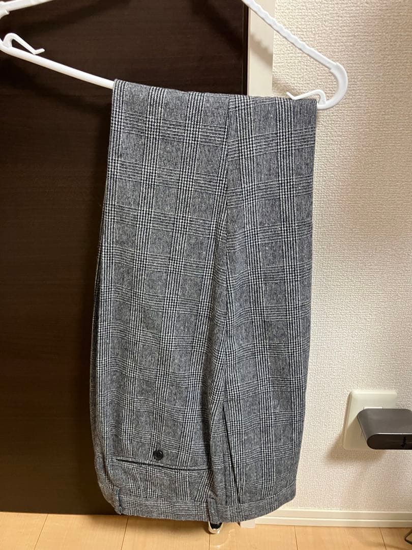 キ*ネ様 スーツセレクト　未使用　冬物スーツ　ブラウングレンチェック　A5 セッ