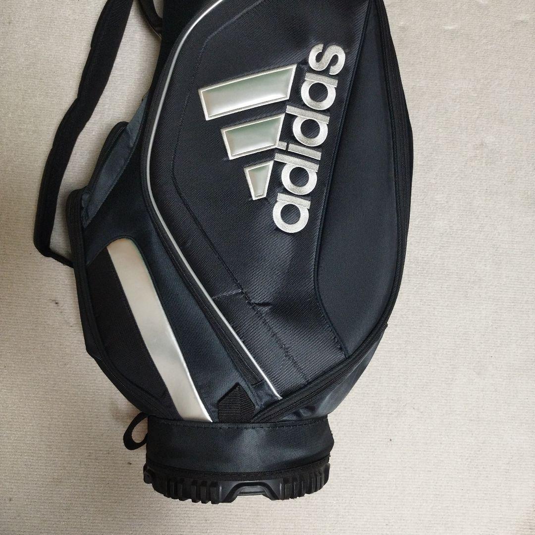 美品　adidas 黒 軽量キャディバッグ　int
