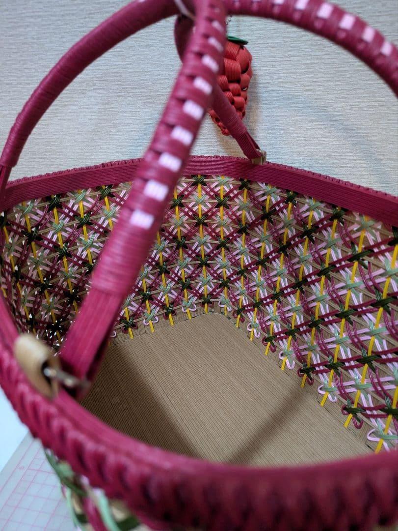 Mさま専用クラフトバンドかごバッグ特大size２個