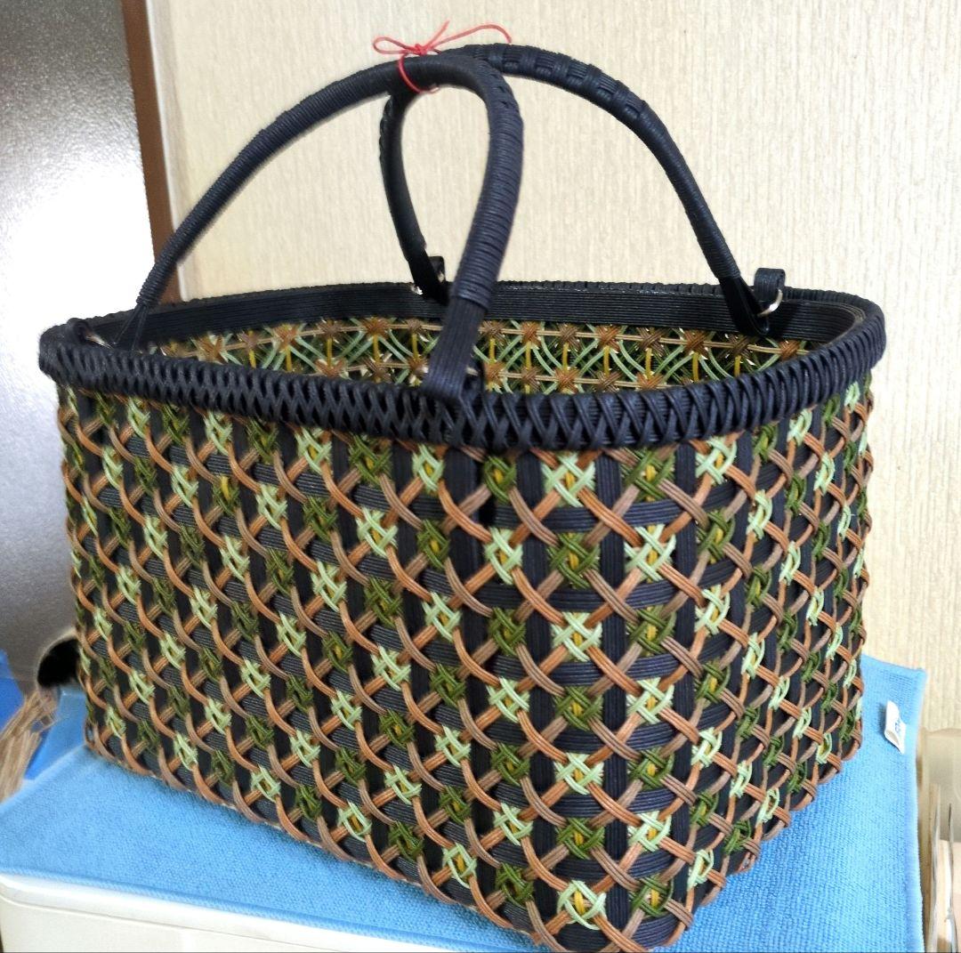 Mさま専用クラフトバンドかごバッグ特大size２個