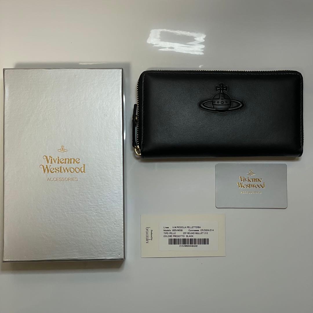 【新品未使用】Vivienne Westwood 長財布 ブラック 黒