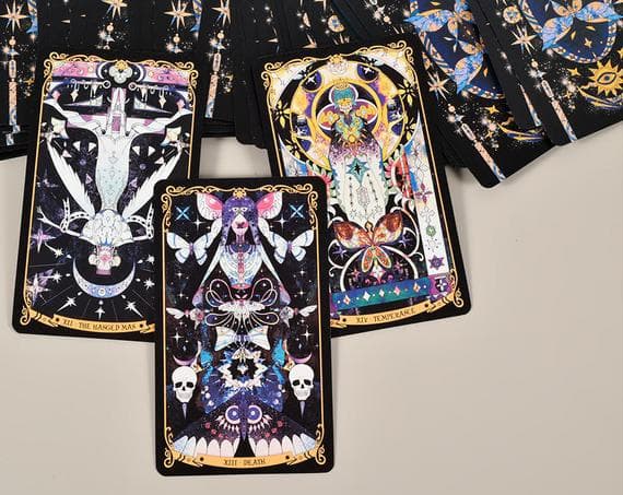 【正規品タロットカード】星々が煌めく幻想美✨星降る王国の物語のデッキ／デラックス