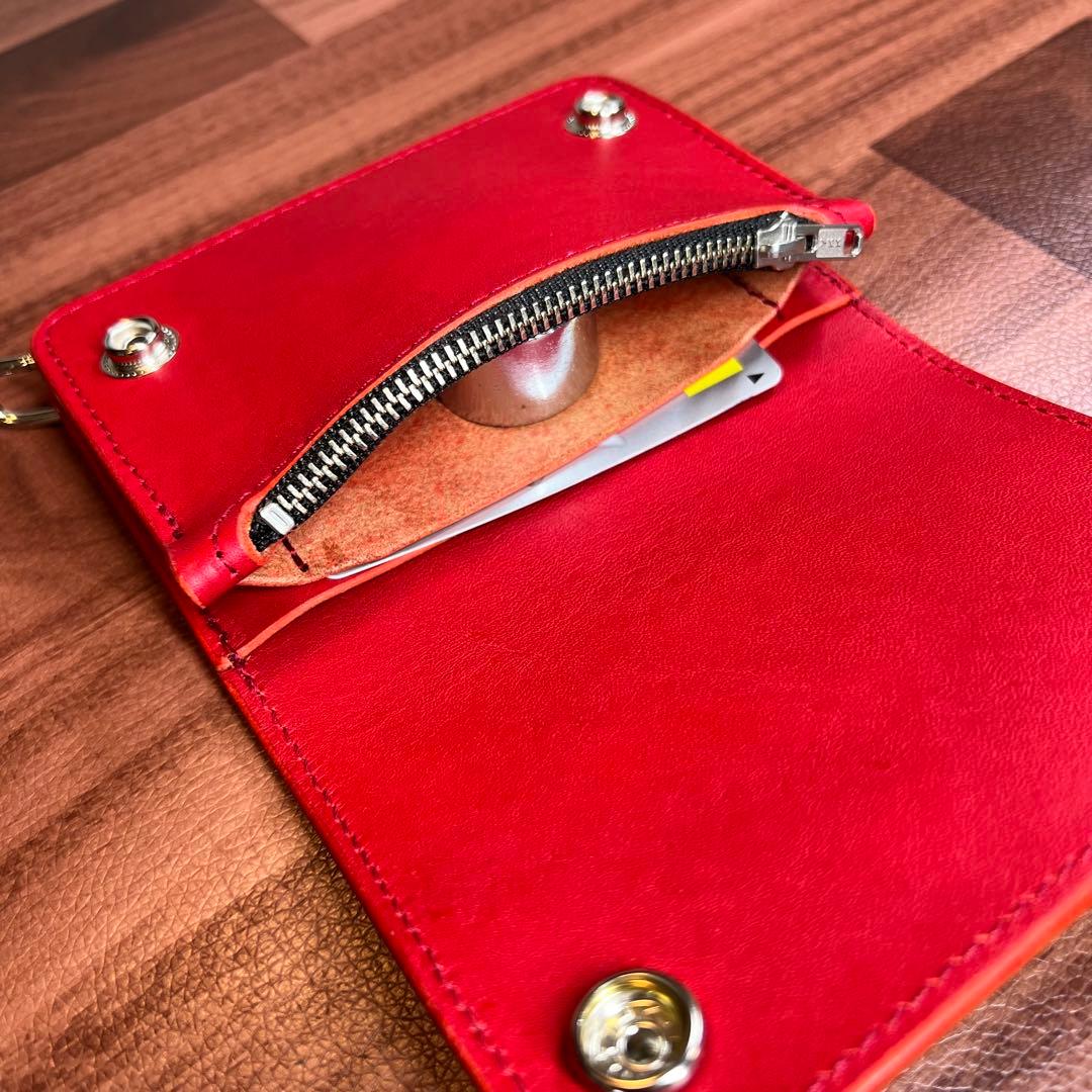 ぬこ　【トラッカーウォレットショート・ミニ】　レッド