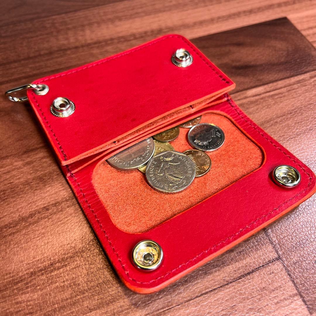 ぬこ　【トラッカーウォレットショート・ミニ】　レッド