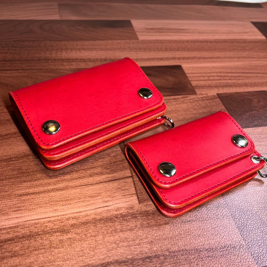 ぬこ　【トラッカーウォレットショート・ミニ】　レッド