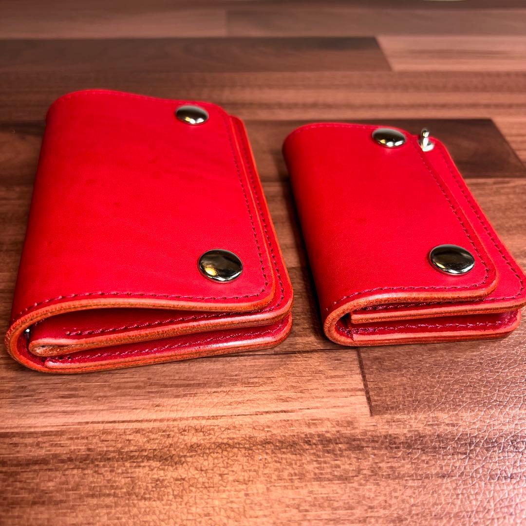 ぬこ　【トラッカーウォレットショート・ミニ】　レッド