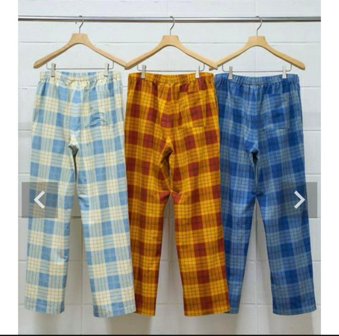 UNUSED 23AW 新品未使用タグ付き　チェックネルパンツ