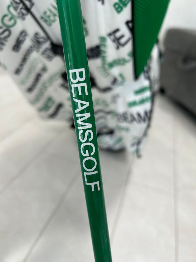 BEAMS GOLF マルチロゴ スタンドキャディバッグ　ヘッドカバー付属