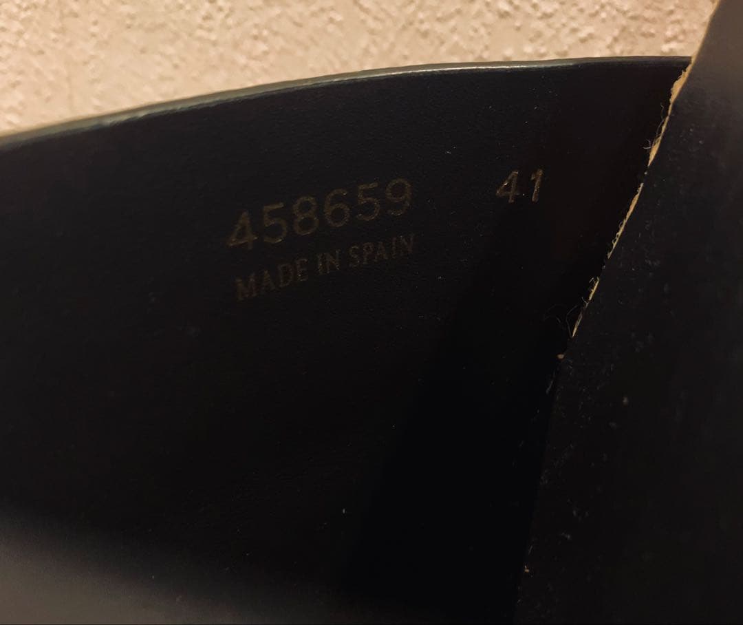 BALENCIAGA サンダル 黒 41 レザー エスパドリーユ 美品