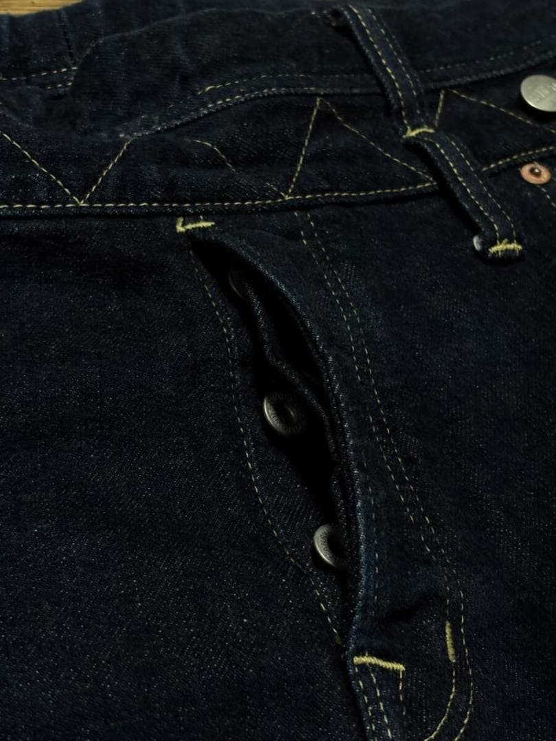 コムデギャルソン ガンリュウ EP-P005 サルエルデニムパンツ 濃紺 日本製