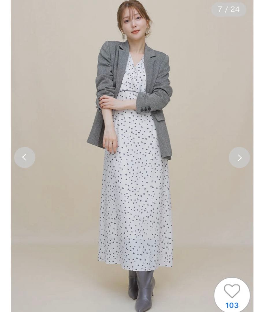 snidel ダブルジャケット