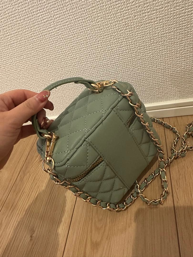 Darich キルティングスクエアミニバッグ バニティ　ダーリッチ