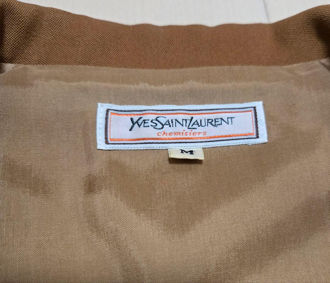 YvesSaintLaurentハーフコート　ベージュ　ヴィンテージ
