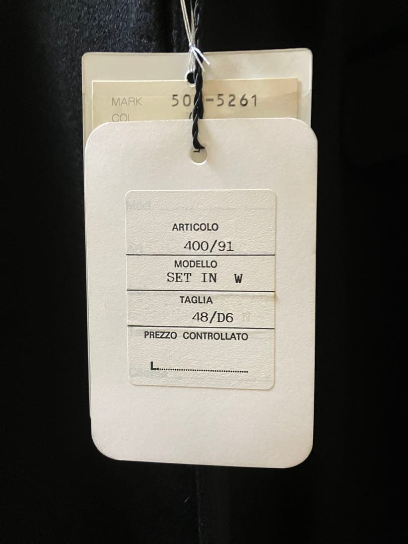 【90s】NINA RICCI ムッシュ カシミヤ　チェスターコート　伊製